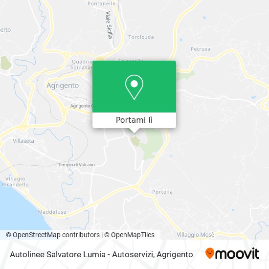 Mappa Autolinee Salvatore Lumia - Autoservizi