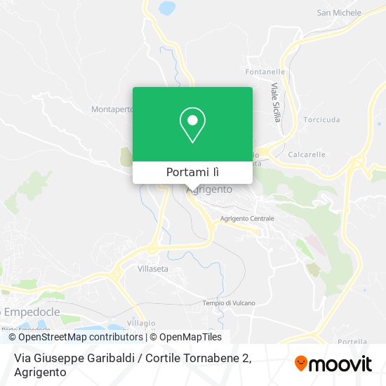 Mappa Via Giuseppe Garibaldi / Cortile Tornabene 2