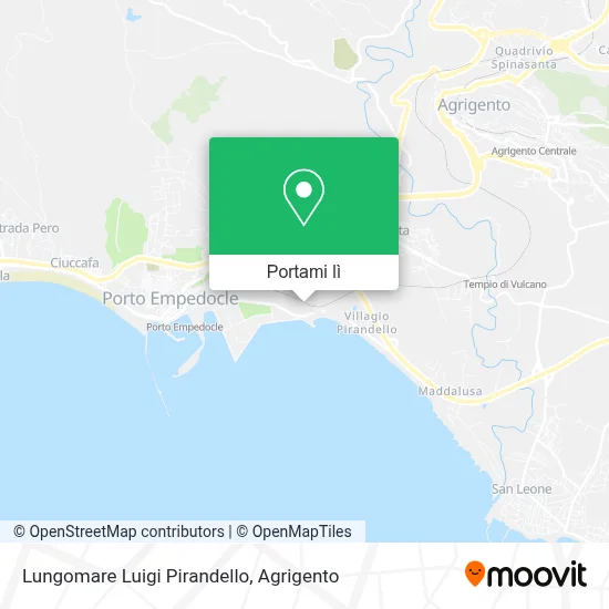 Mappa Lungomare Luigi Pirandello