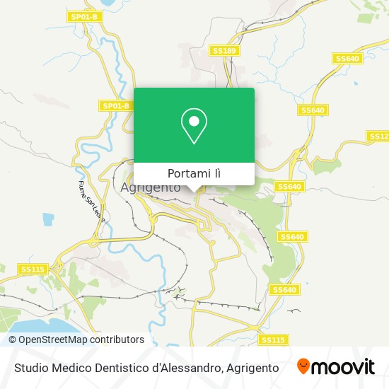Mappa Studio Medico Dentistico d'Alessandro