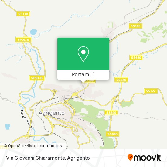 Mappa Via Giovanni Chiaramonte