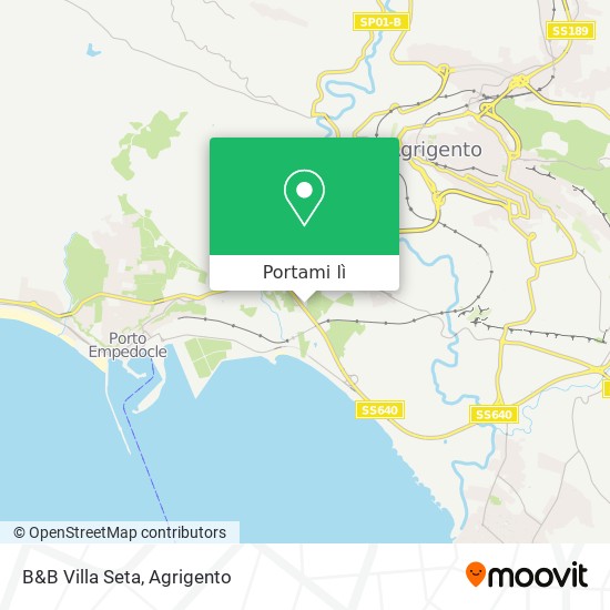 Mappa B&B Villa Seta