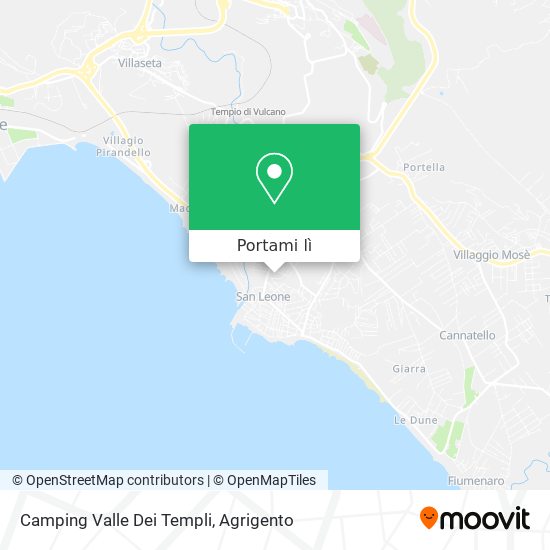 Mappa Camping Valle Dei Templi