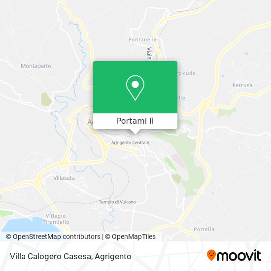 Mappa Villa Calogero Casesa