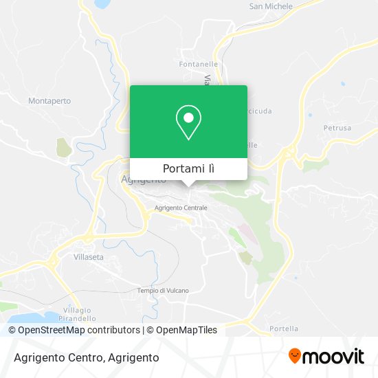 Mappa Agrigento Centro