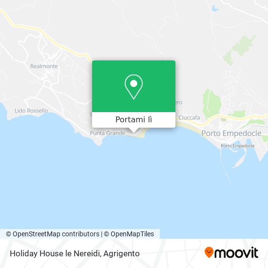 Mappa Holiday House le Nereidi