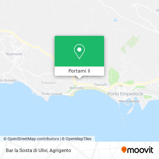 Mappa Bar la Sosta di Ulivi