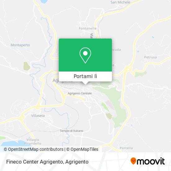 Mappa Fineco Center Agrigento