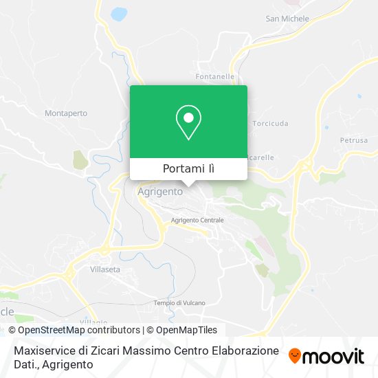 Mappa Maxiservice di Zicari Massimo Centro Elaborazione Dati.