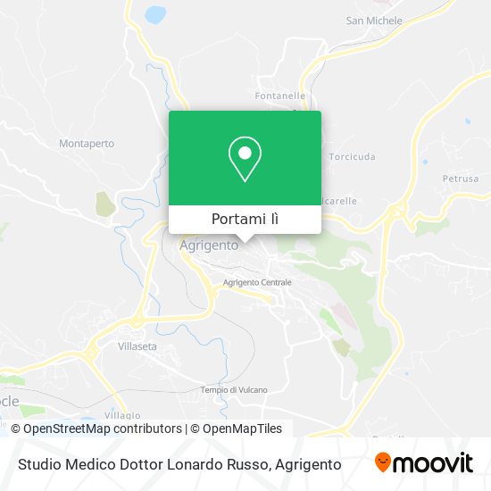 Mappa Studio Medico Dottor Lonardo Russo