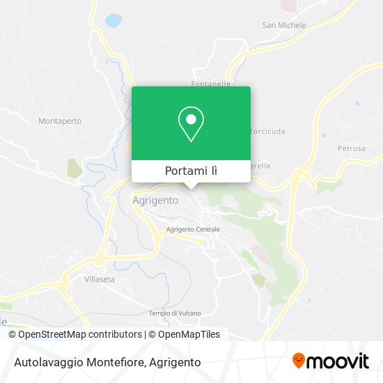 Mappa Autolavaggio Montefiore
