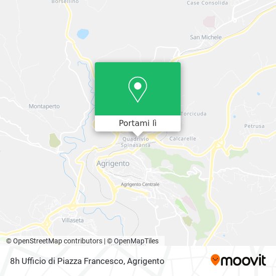 Mappa 8h Ufficio di Piazza Francesco