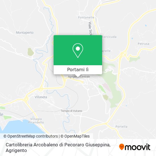Mappa Cartolibreria Arcobaleno di Pecoraro Giuseppina