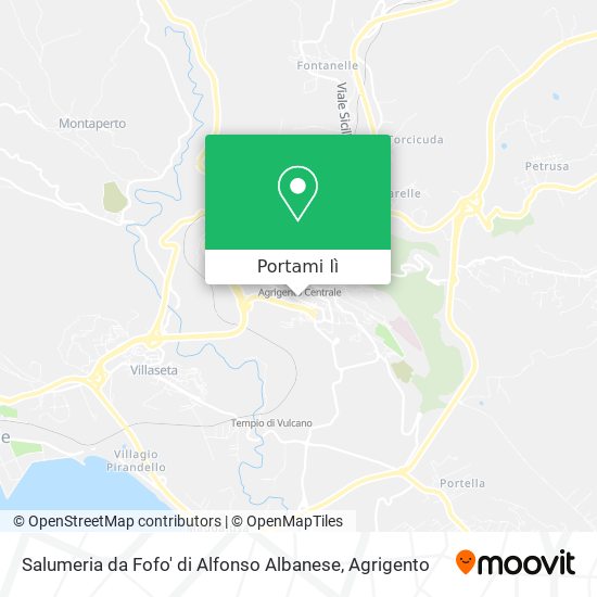 Mappa Salumeria da Fofo' di Alfonso Albanese