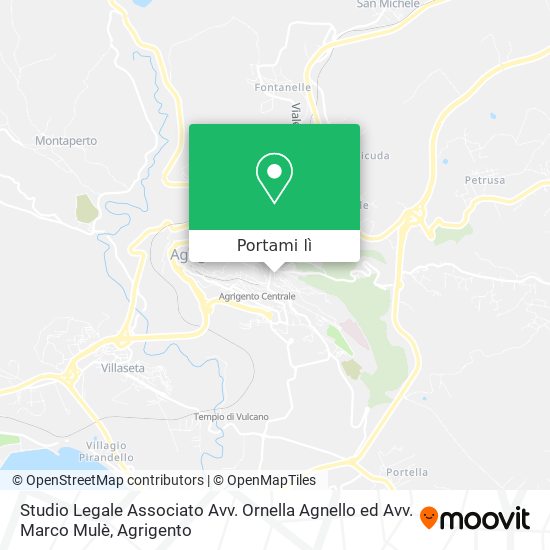 Mappa Studio Legale Associato Avv. Ornella Agnello ed Avv. Marco Mulè