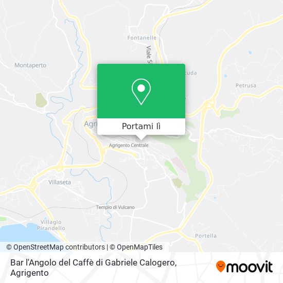 Mappa Bar l'Angolo del Caffè di Gabriele Calogero