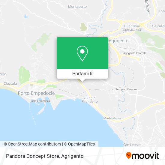 Mappa Pandora Concept Store