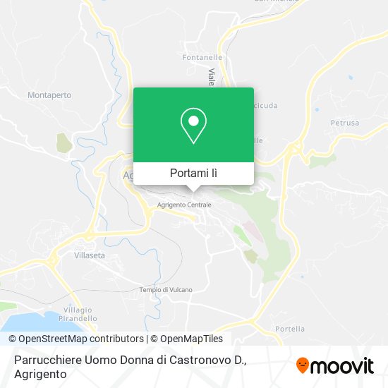 Mappa Parrucchiere Uomo Donna di Castronovo D.
