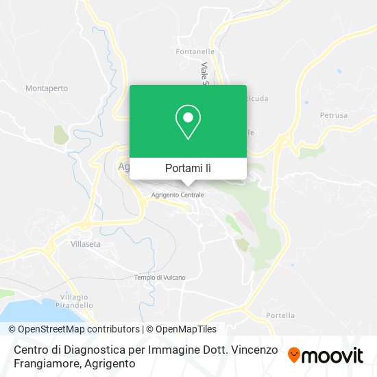 Mappa Centro di Diagnostica per Immagine Dott. Vincenzo Frangiamore