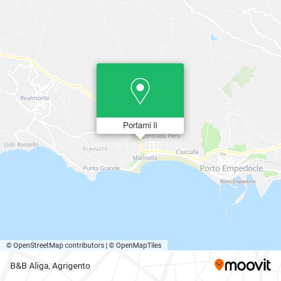 Mappa B&B Aliga