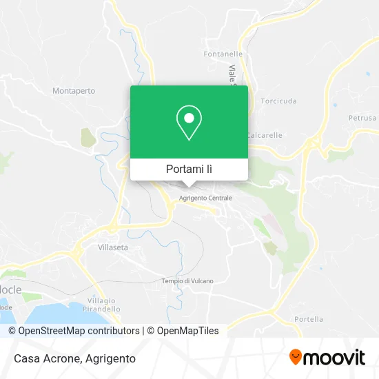 Mappa Casa Acrone