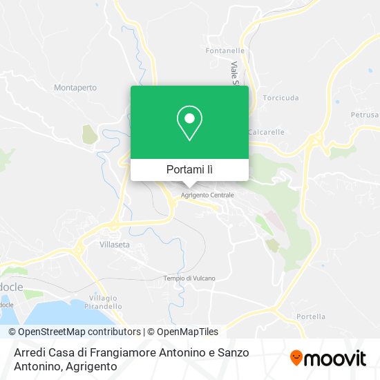 Mappa Arredi Casa di Frangiamore Antonino e Sanzo Antonino