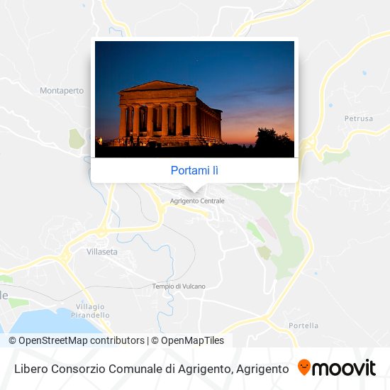 Mappa Libero Consorzio Comunale di Agrigento