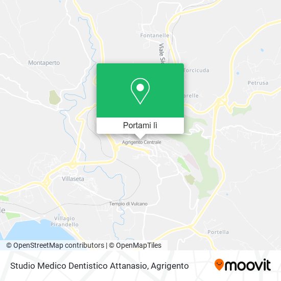 Mappa Studio Medico Dentistico Attanasio