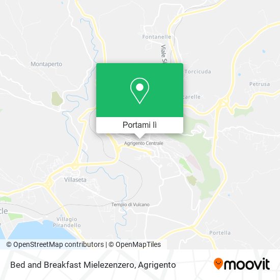Mappa Bed and Breakfast Mielezenzero