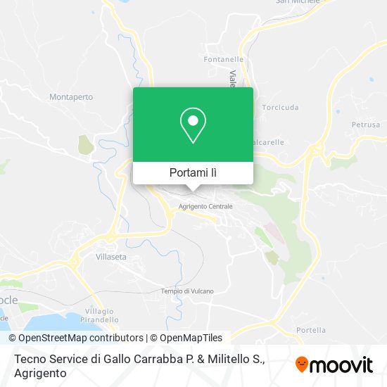 Mappa Tecno Service di Gallo Carrabba P. & Militello S.