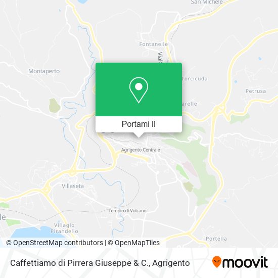 Mappa Caffettiamo di Pirrera Giuseppe & C.