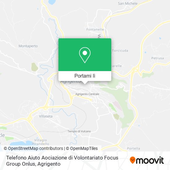Mappa Telefono Aiuto Aociazione di Volontariato Focus Group Onlus