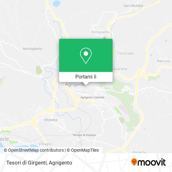 Mappa Tesori di Girgenti
