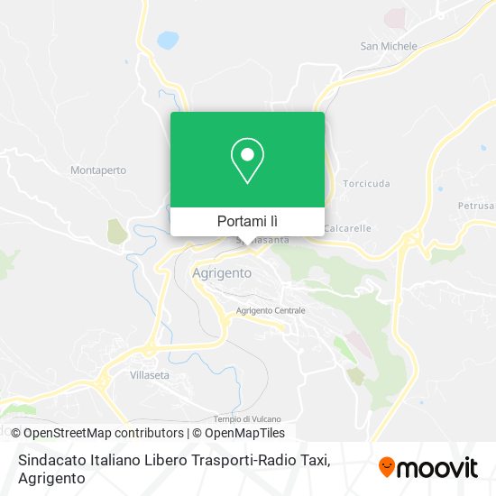 Mappa Sindacato Italiano Libero Trasporti-Radio Taxi