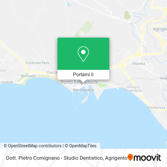 Mappa Dott. Pietro Comignano - Studio Dentistico