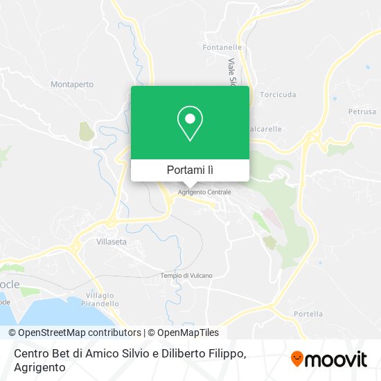 Mappa Centro Bet di Amico Silvio e Diliberto Filippo