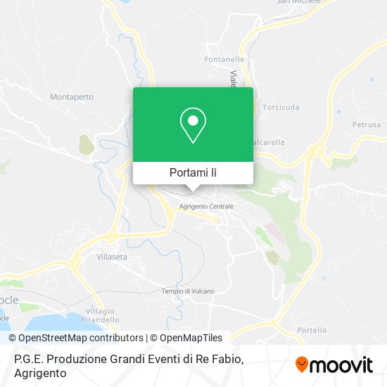 Mappa P.G.E. Produzione Grandi Eventi di Re Fabio