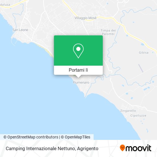 Mappa Camping Internazionale Nettuno