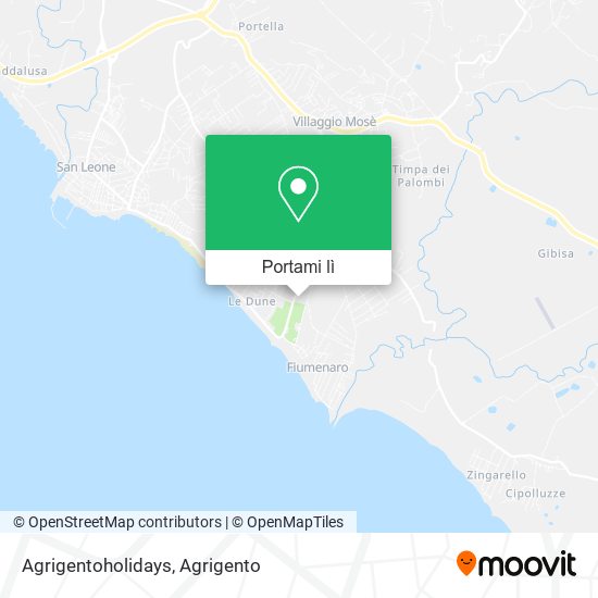 Mappa Agrigentoholidays