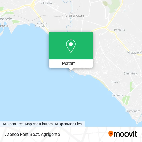 Mappa Atenea Rent Boat