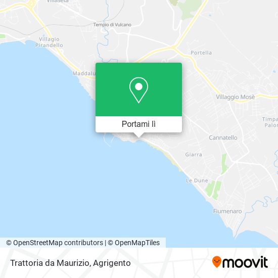 Mappa Trattoria da Maurizio