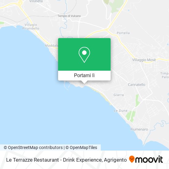 Mappa Le Terrazze Restaurant - Drink Experience