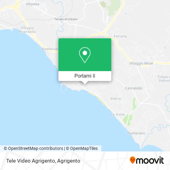 Mappa Tele Video Agrigento