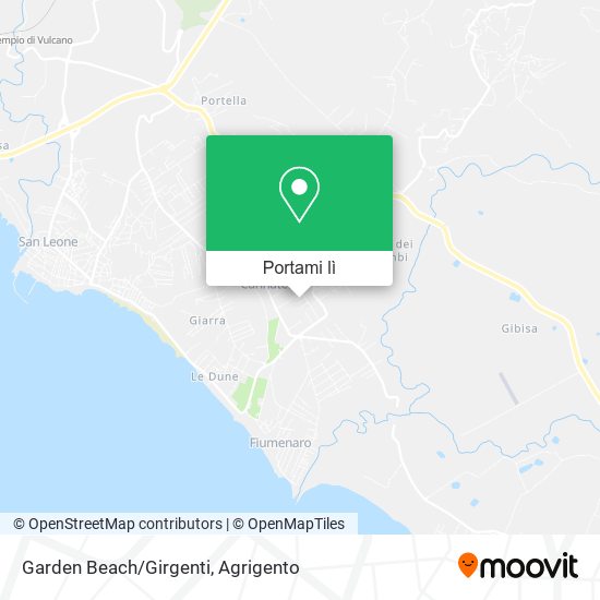 Mappa Garden Beach/Girgenti