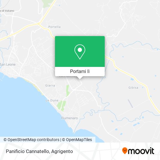 Mappa Panificio Cannatello