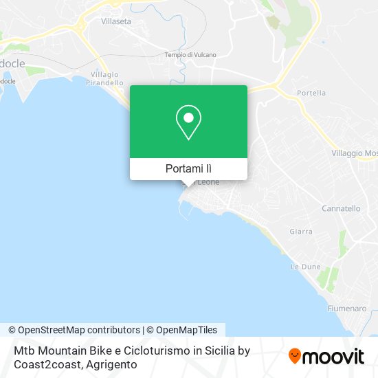 Mappa Mtb Mountain Bike e Cicloturismo in Sicilia by Coast2coast