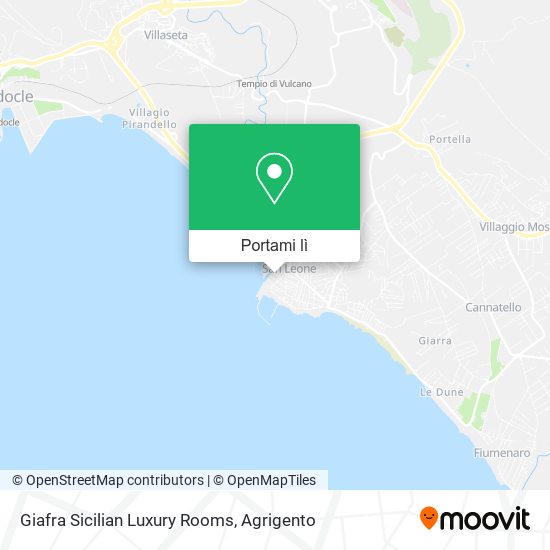 Mappa Giafra Sicilian Luxury Rooms