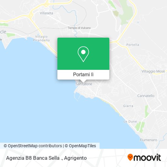 Mappa Agenzia B8 Banca Sella .