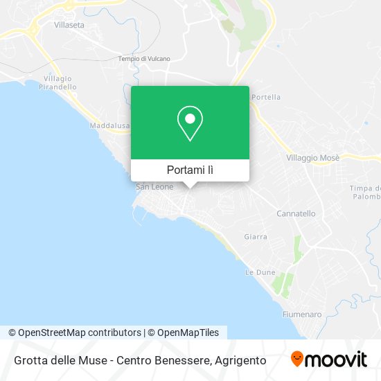 Mappa Grotta delle Muse - Centro Benessere