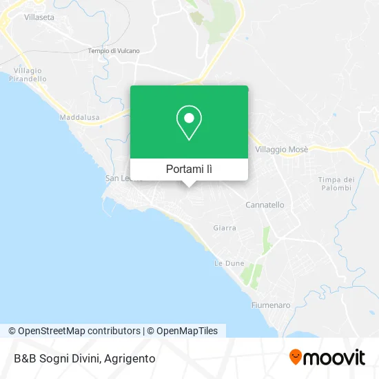 Mappa B&B Sogni Divini